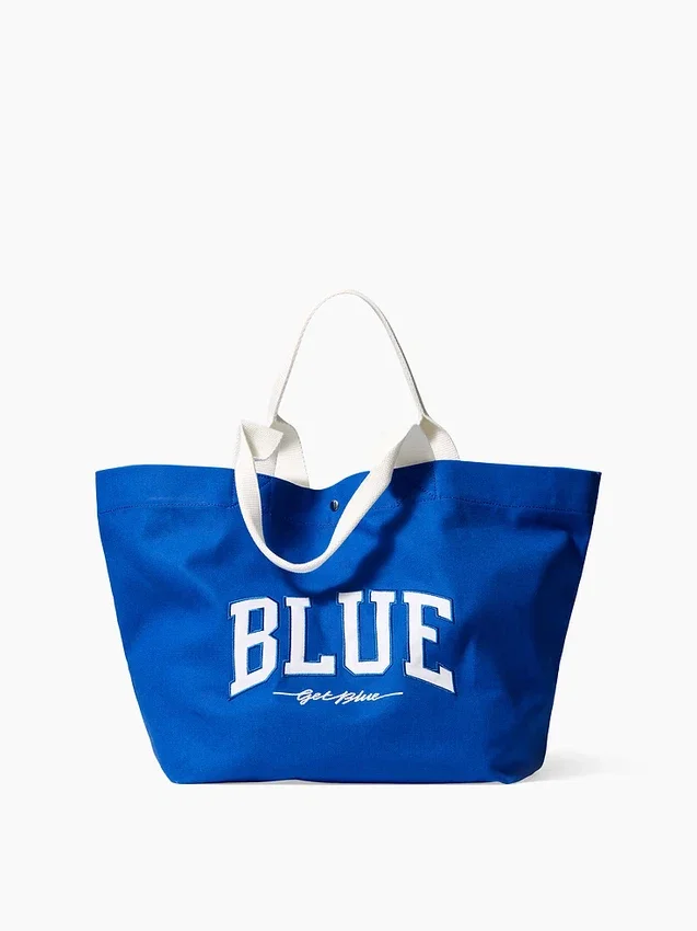 Get Blue-tygväska