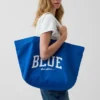 Get Blue-tygväska