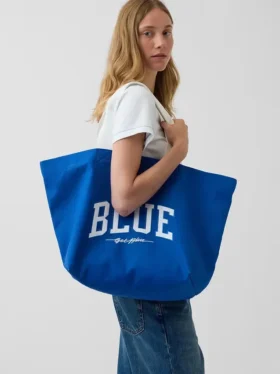 Get Blue-tygväska