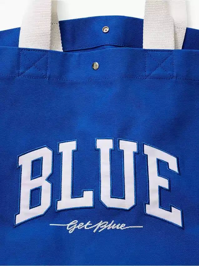 Get Blue-tygväska