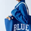 Get Blue-tygväska