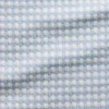Gingham-mönstrad Pointelle-linne