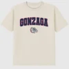Gonzaga University Arch Logo, mörk grafisk T-shirt