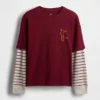 Grafisk 2-i-1-T-shirt för barn