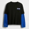 Grafisk 2-i-1-T-shirt för barn