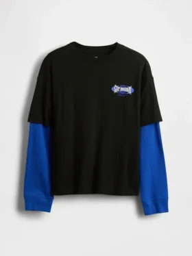 Grafisk 2-i-1-T-shirt för barn