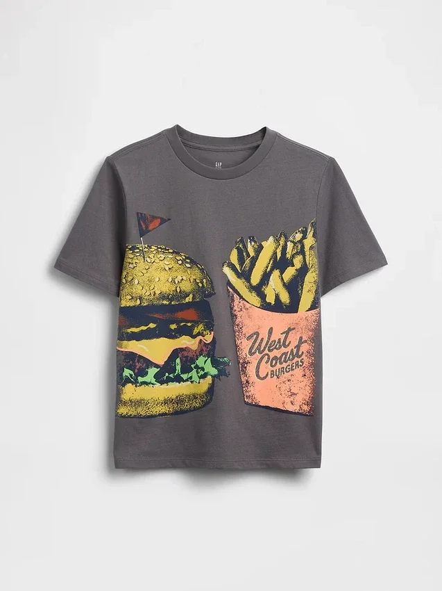 Grafisk T-shirt för barn