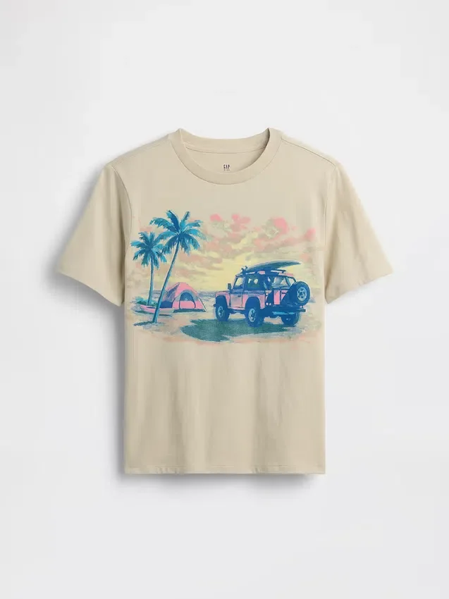 Grafisk T-shirt för barn