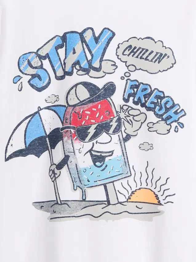 Grafisk T-shirt för barn