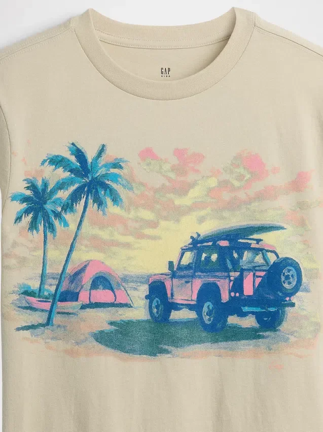 Grafisk T-shirt för barn