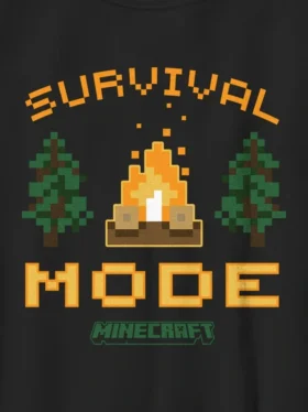 Grafisk T-shirt för barn med Minecrafts överlevnadsläge