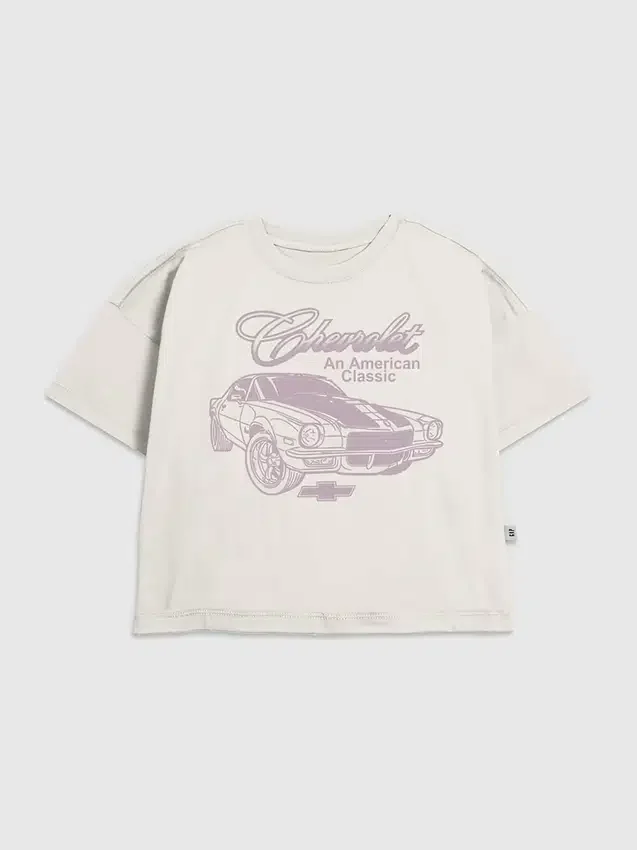 Grafisk T-shirt för barn med motiv av klassisk Chevy