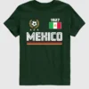 Grafisk T-shirt för barn med motiv av Mexikos fotbollströja