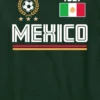 Grafisk T-shirt för barn med motiv av Mexikos fotbollströja