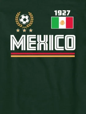 Grafisk T-shirt för barn med motiv av Mexikos fotbollströja