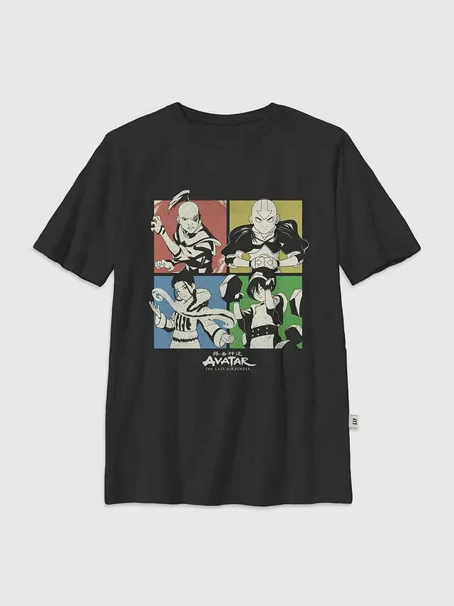 Grafisk T-shirt för barn med motiv från ”Avatar: The Last Airbender – Box Up”