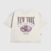 Grafisk T-shirt för barn med New York College-motiv