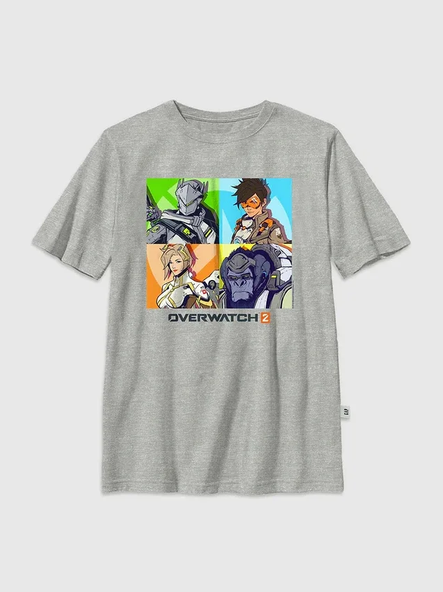 Grafisk T-shirt för barn med Overwatch-motiv