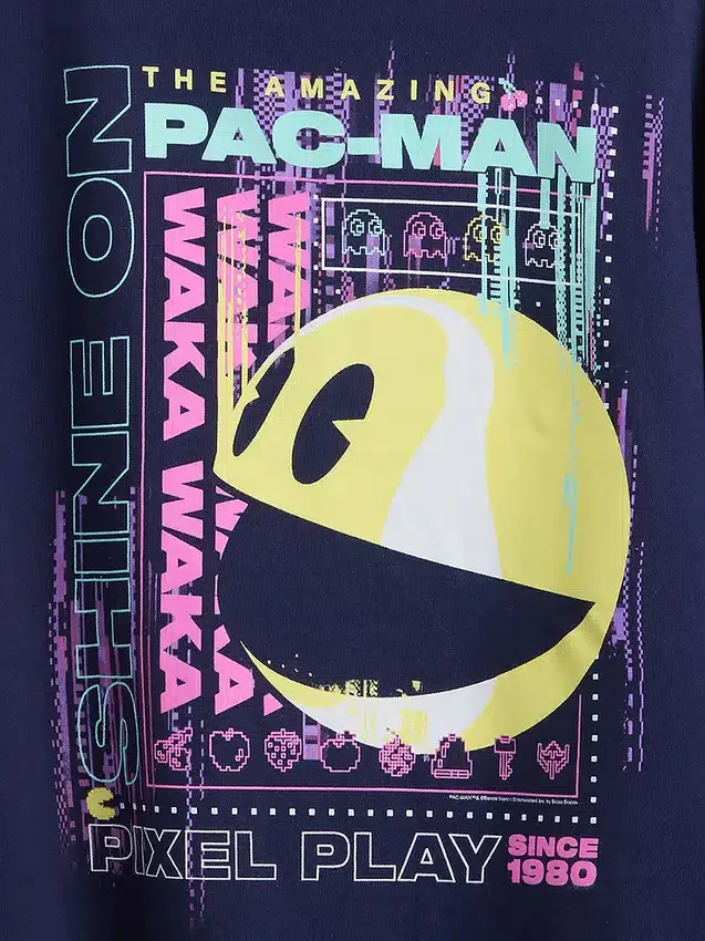 Grafisk T-shirt för barn med spelmotiv