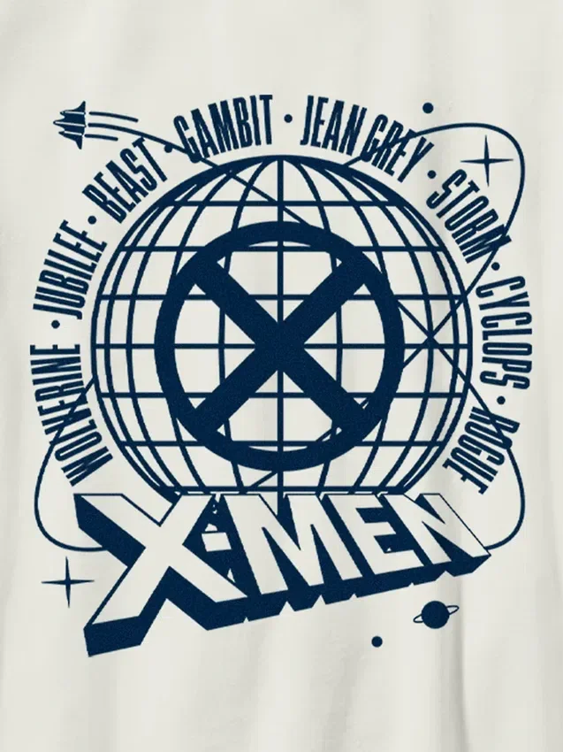 Grafisk T-shirt för barn med X-Men Universe-motiv