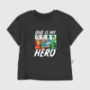 Grafisk T-shirt för småbarn med DC Comics Justice League Hero Dad