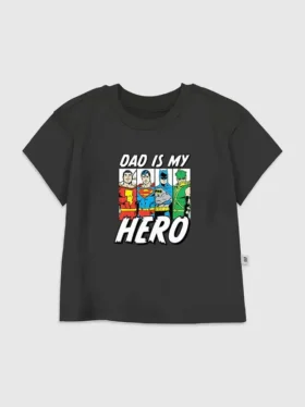 Grafisk T-shirt för småbarn med DC Comics Justice League Hero Dad