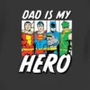 Grafisk T-shirt för småbarn med DC Comics Justice League Hero Dad