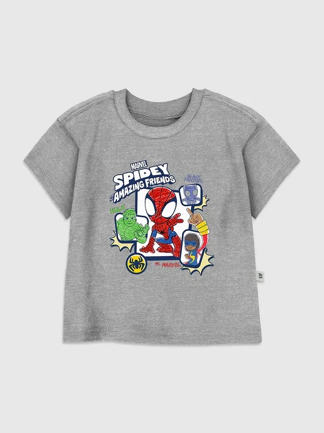 Grafisk T-shirt för småbarn med Spidey och hans fantastiska vänner