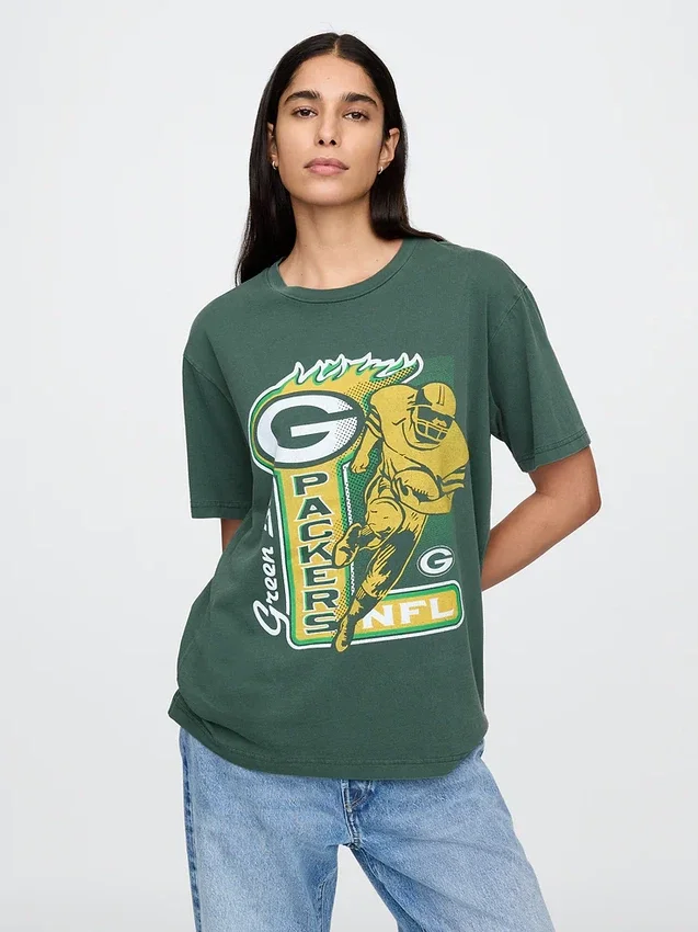 Grafisk T-shirt för vuxna med NFL Green Bay Packers-motiv