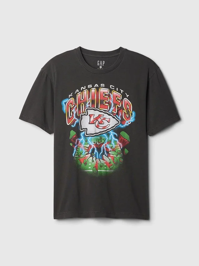 Grafisk T-shirt för vuxna med NFL Kansas City Chiefs-motiv
