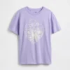 Grafisk T-shirt i oversized-modell för barn
