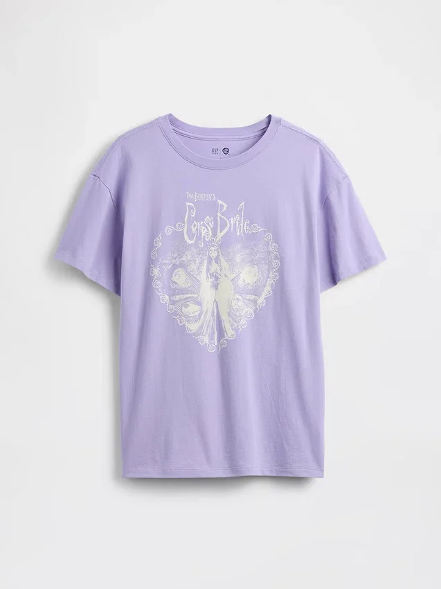 Grafisk T-shirt i oversized-modell för barn