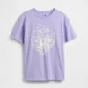 Grafisk T-shirt i oversized-modell för barn