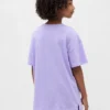 Grafisk T-shirt i oversized-modell för barn
