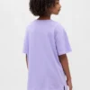 Grafisk T-shirt i oversized-modell för barn