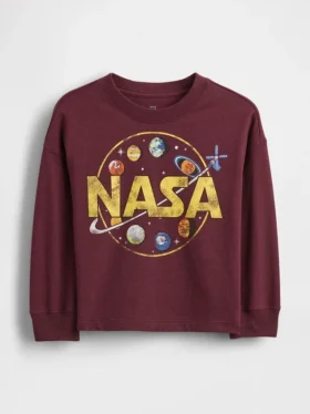 Grafisk T-shirt med NASA-motiv för Baby & Småbarn