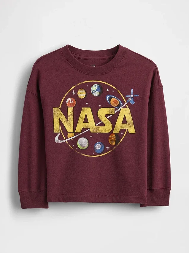 Grafisk T-shirt med NASA-motiv för Baby & Småbarn