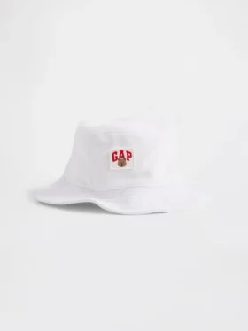 Handduk i frotté för Baby & Småbarn – Brannan Bear-logotyp, hatt