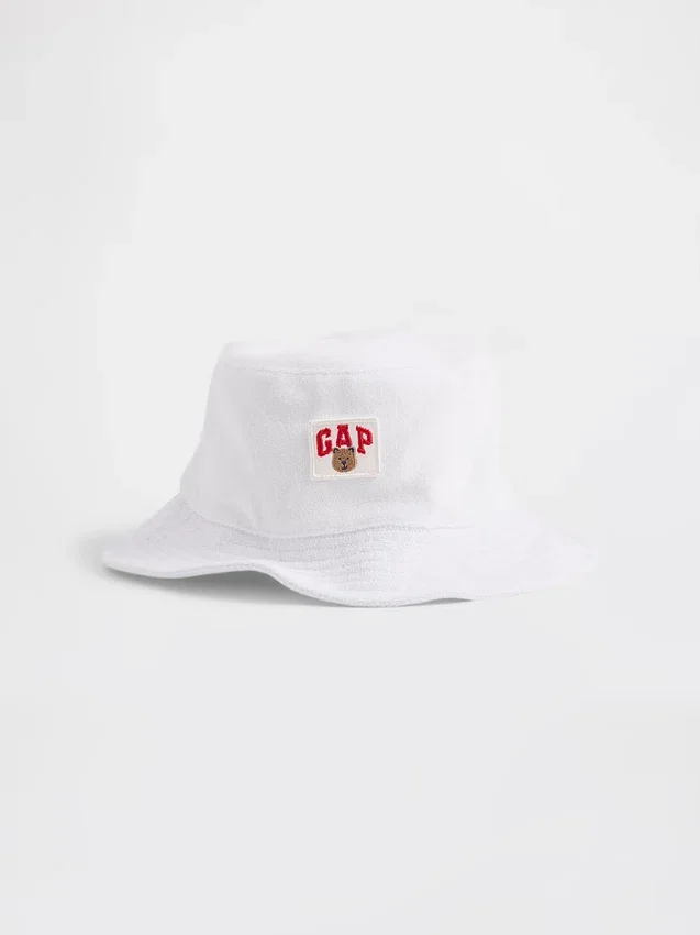Handduk i frotté för Baby & Småbarn – Brannan Bear-logotyp, hatt