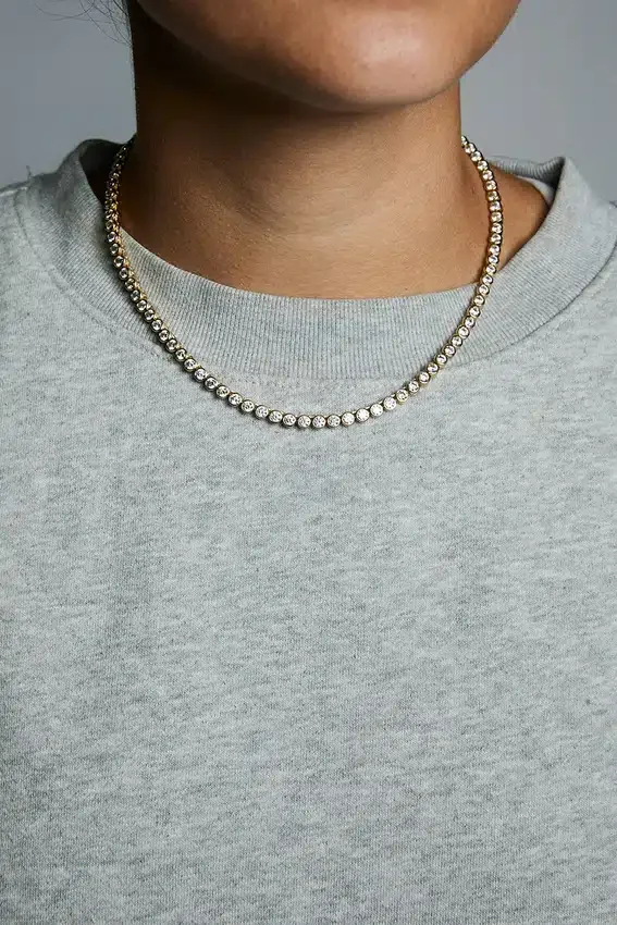 Hart Bezel-tennishalsband