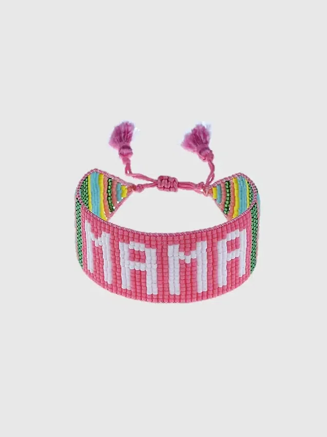 Hart Pink Mama-armband