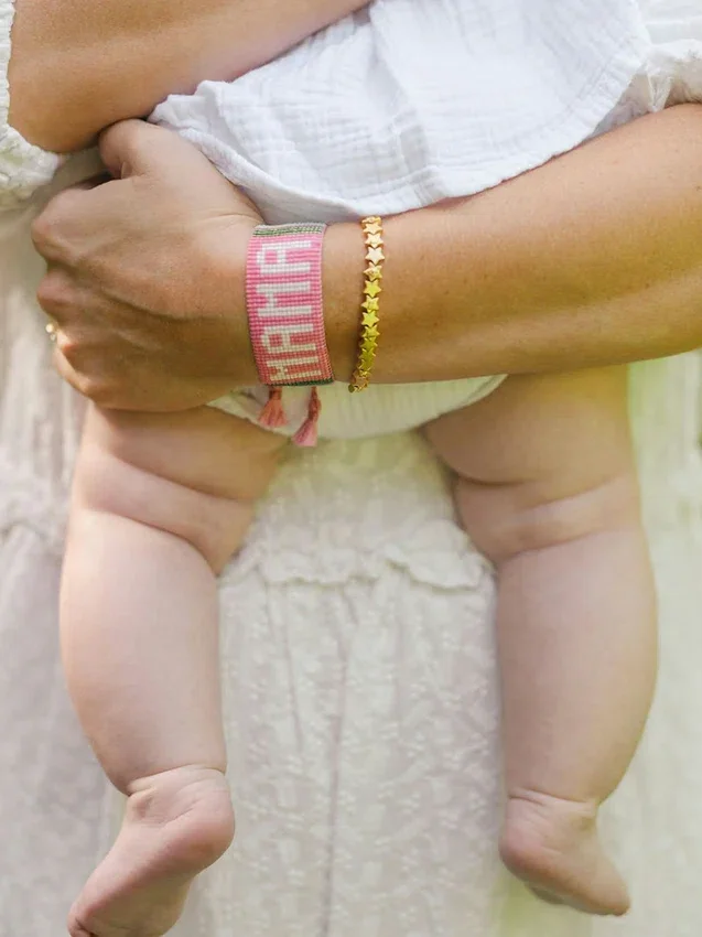 Hart Pink Mama-armband