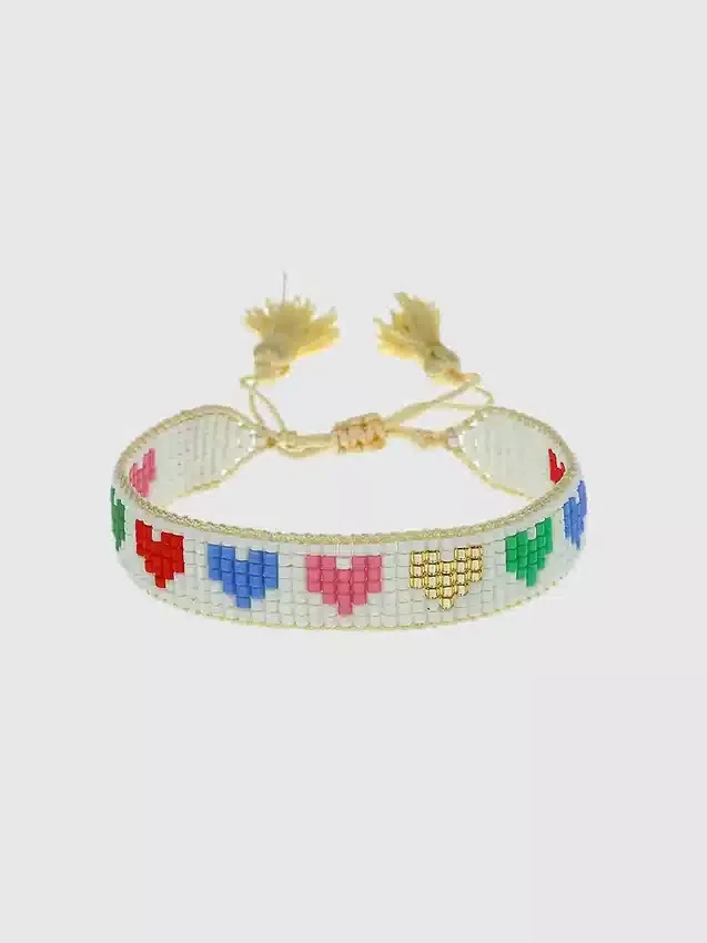 Hart Rainbow Hearts-armband
