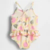 Heldress för baby & småbarn med solrosmönster
