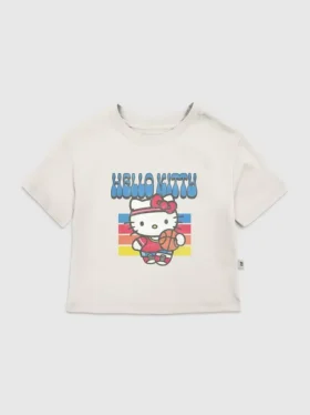 Hello Kitty-T-shirt med basketmotiv för småbarn