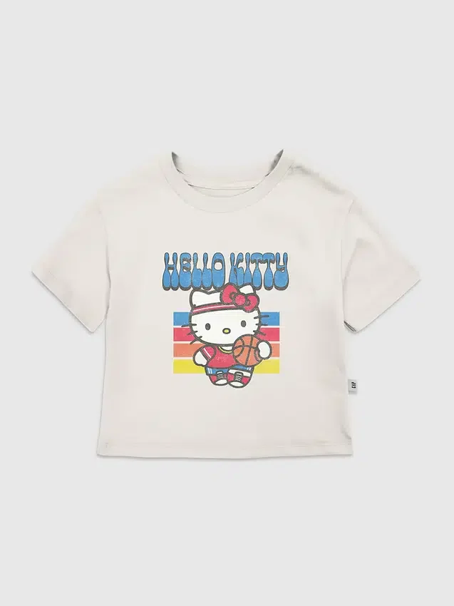 Hello Kitty-T-shirt med basketmotiv för småbarn