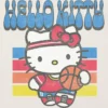 Hello Kitty-T-shirt med basketmotiv för småbarn