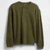 Henley-T-shirt i avslappnad passform för barn