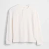 Henley-T-shirt i avslappnad passform för barn