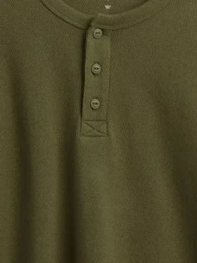 Henley-T-shirt i avslappnad passform för barn